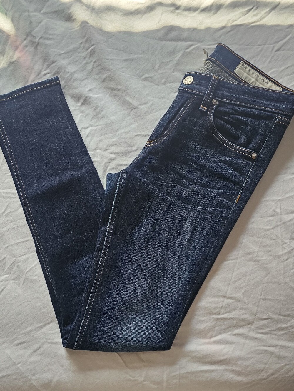 rag & bone Dark Indigo Skinny Jeans